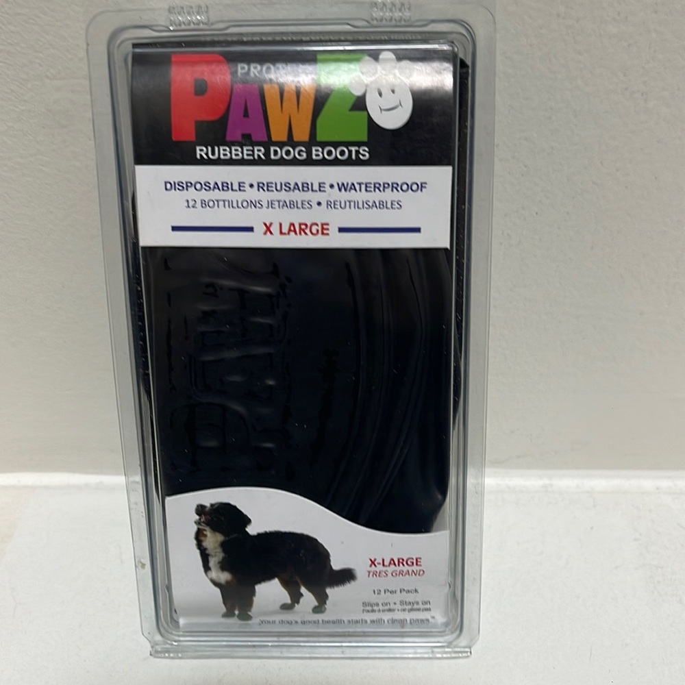 Paws rubber boots for dogs size X Large